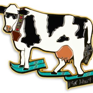 Pit Viper Pow Cow Pin